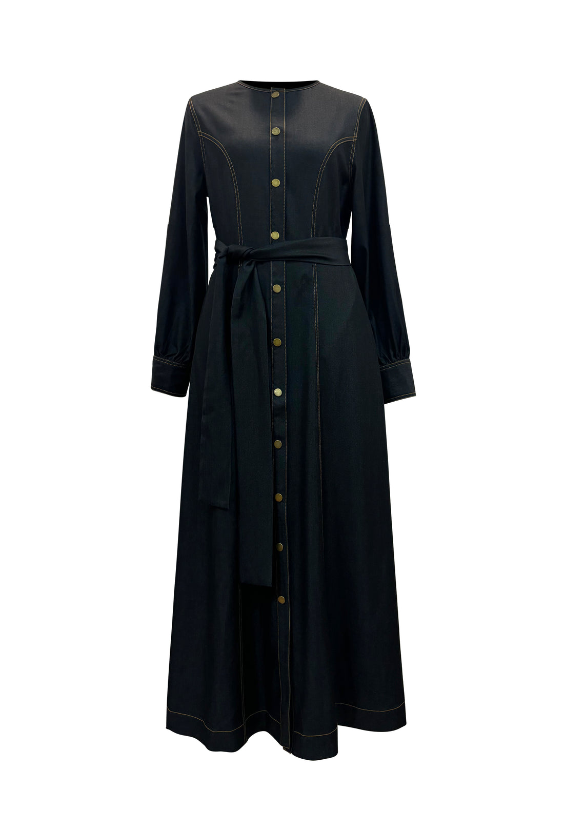 Zeina Denim Dress - Midnight