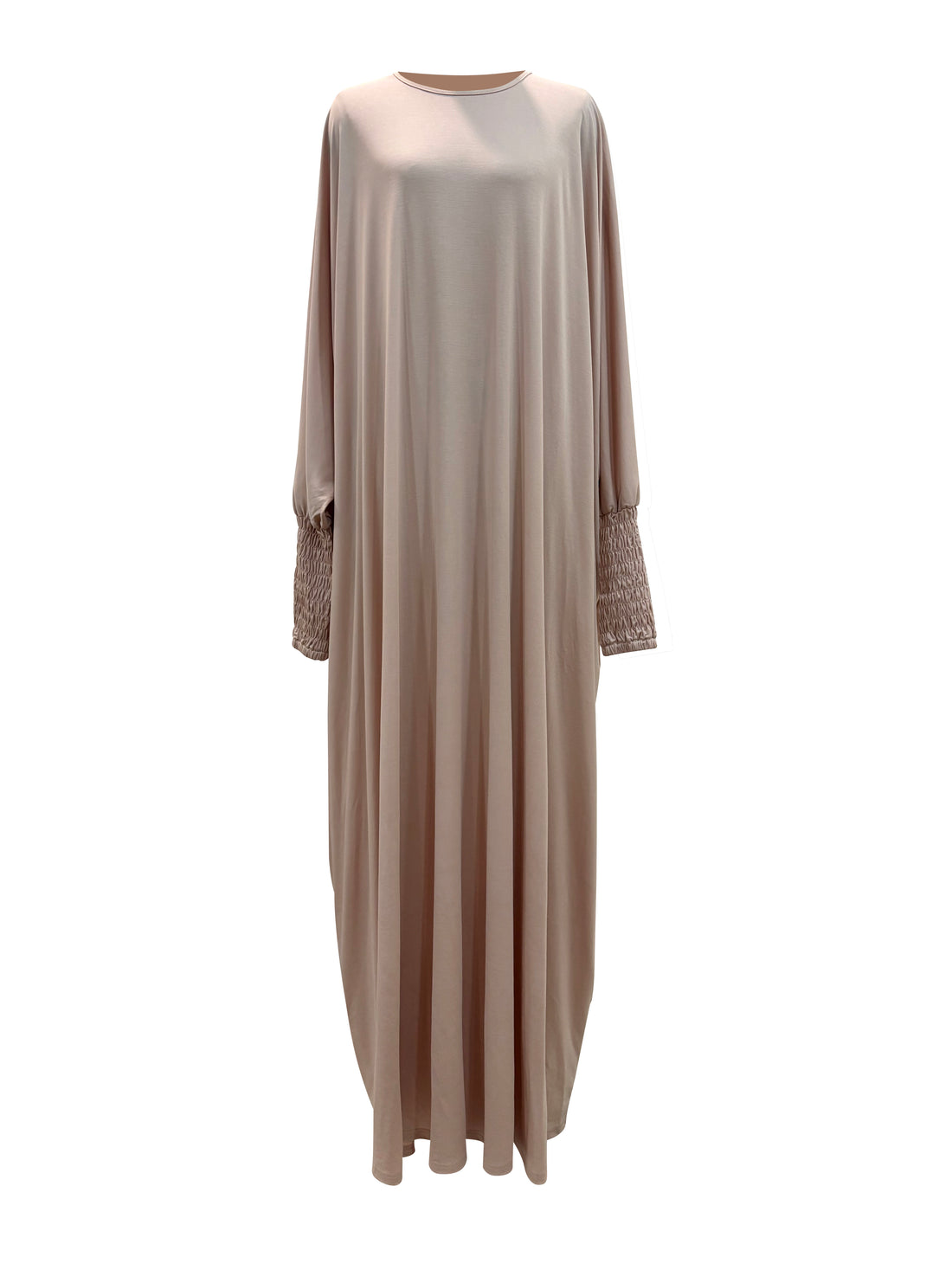 Madinah Smocked Sleeve Batwing Abaya - Rose Petal