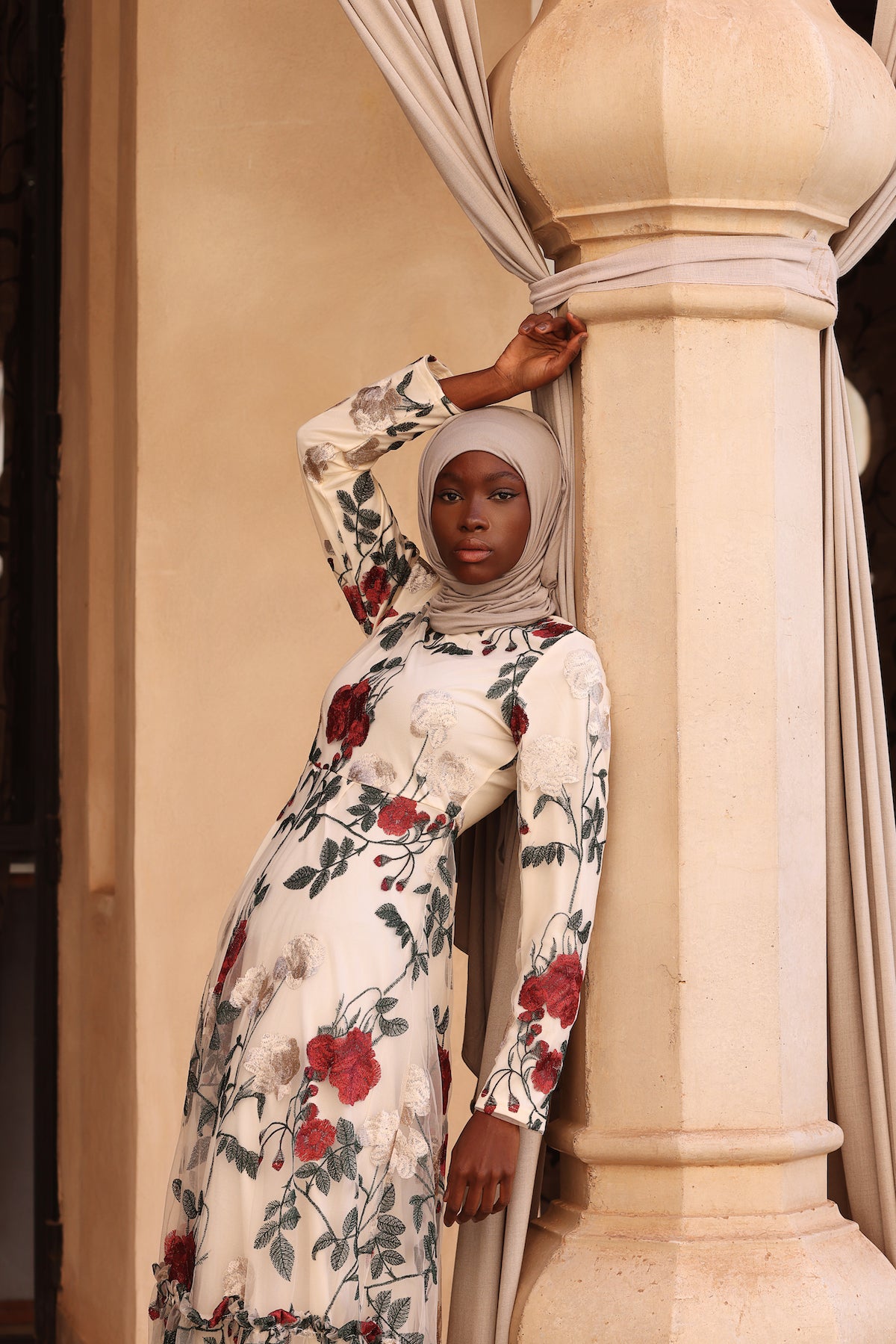 Rabat Embroidered Maxi Gown