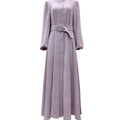 Rania Textured Maxi Dress - Lilac Whisper