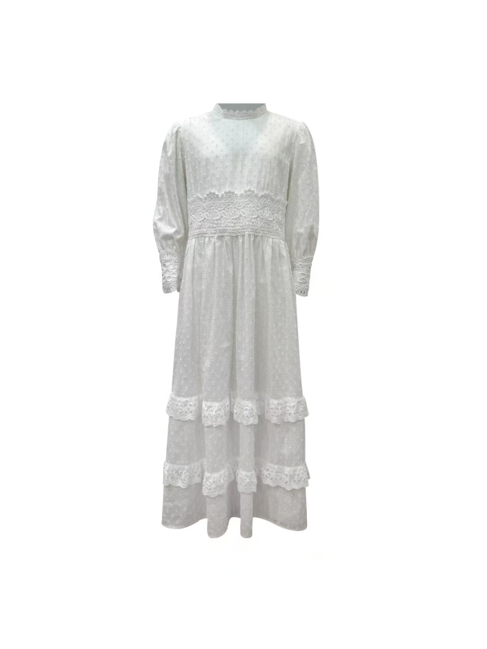 Mini Nur Linen Maxi Dress – Cloud White