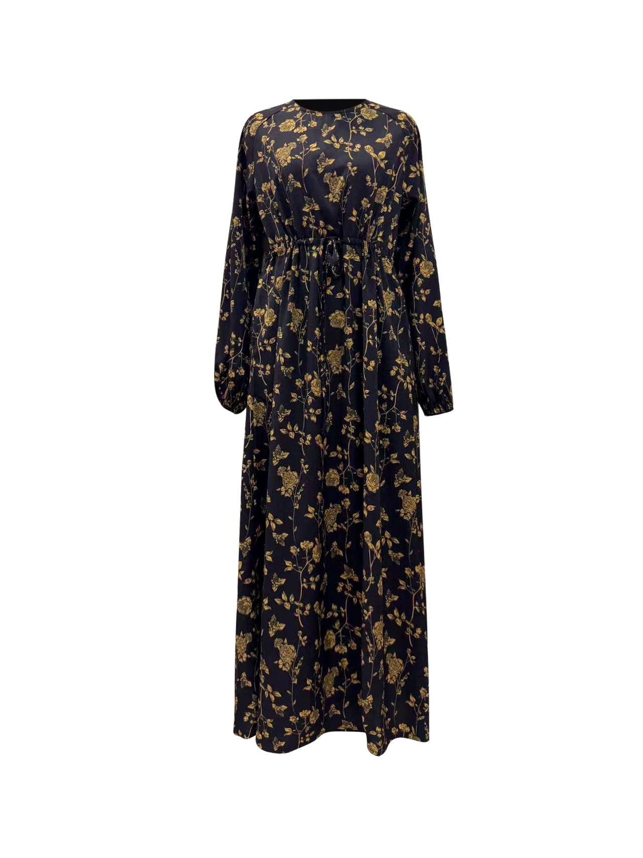 Samar Floral Dress - Golden Night