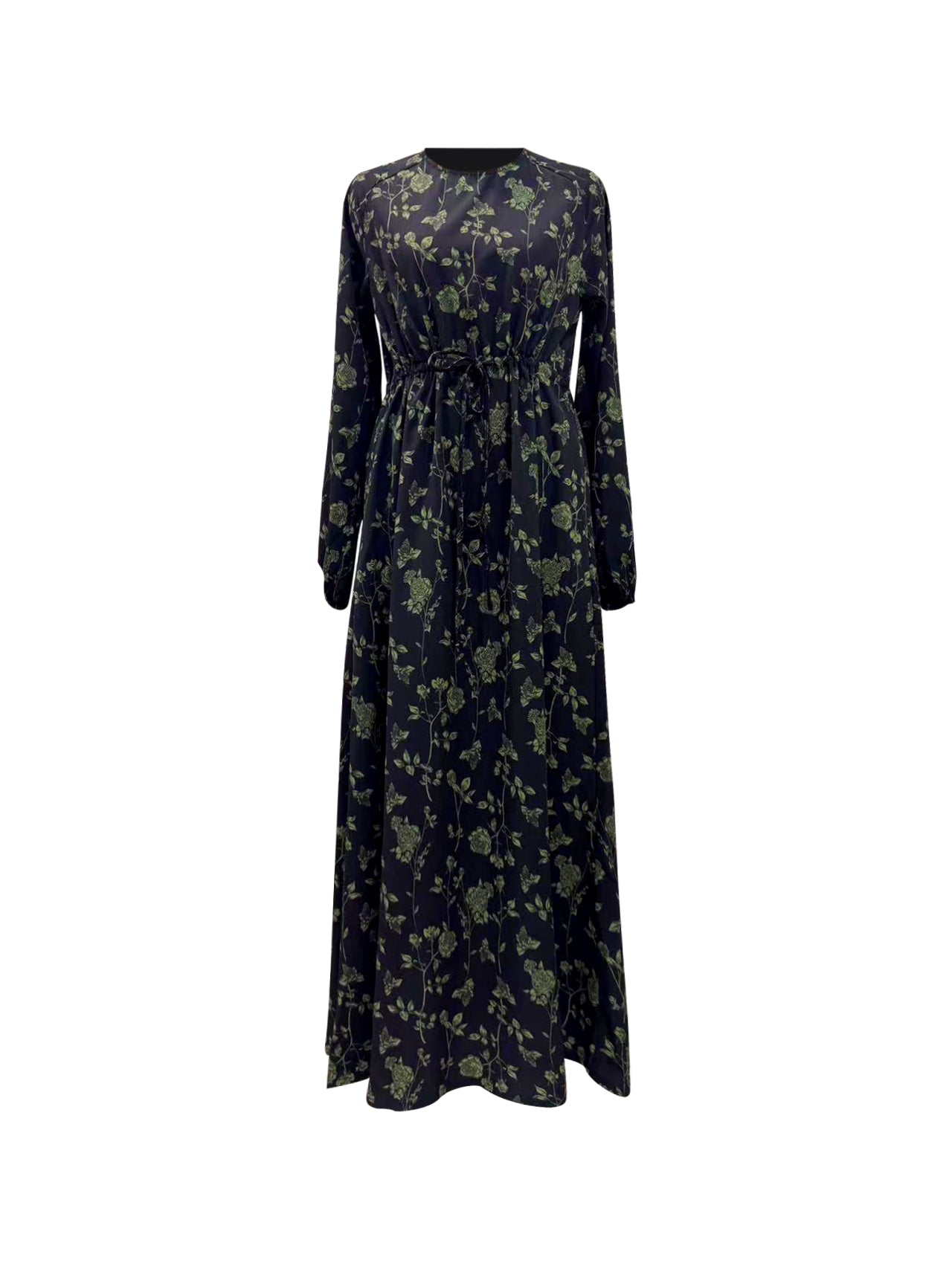 Samar Floral Dress - Midnight Garden