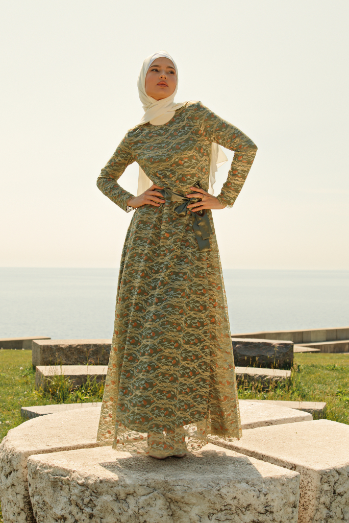 Amber Lace Maxi Gown | Enchanted Evergreen | S-56 | Corded Guipure Lace, Flared Silhouette, Removable Satin Belt | Clothing | Niswa Fashion Amber Lace Maxi Gown | Enchanted Evergreen | S-56 | Corded Guipure Lace, Flared Silhouette, Removable Satin Belt | Clothing | Niswa Fashion