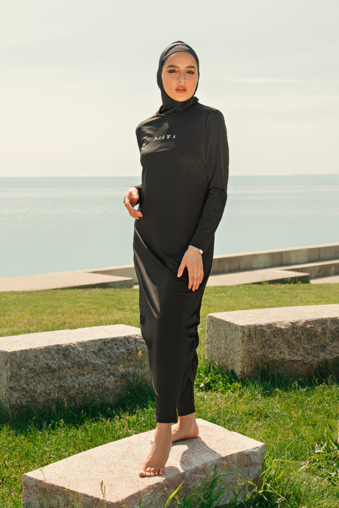 Azores Maxi Swim Set - Ebony
