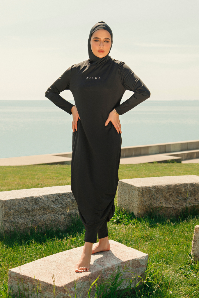 Azores Maxi Swim Set - Ebony