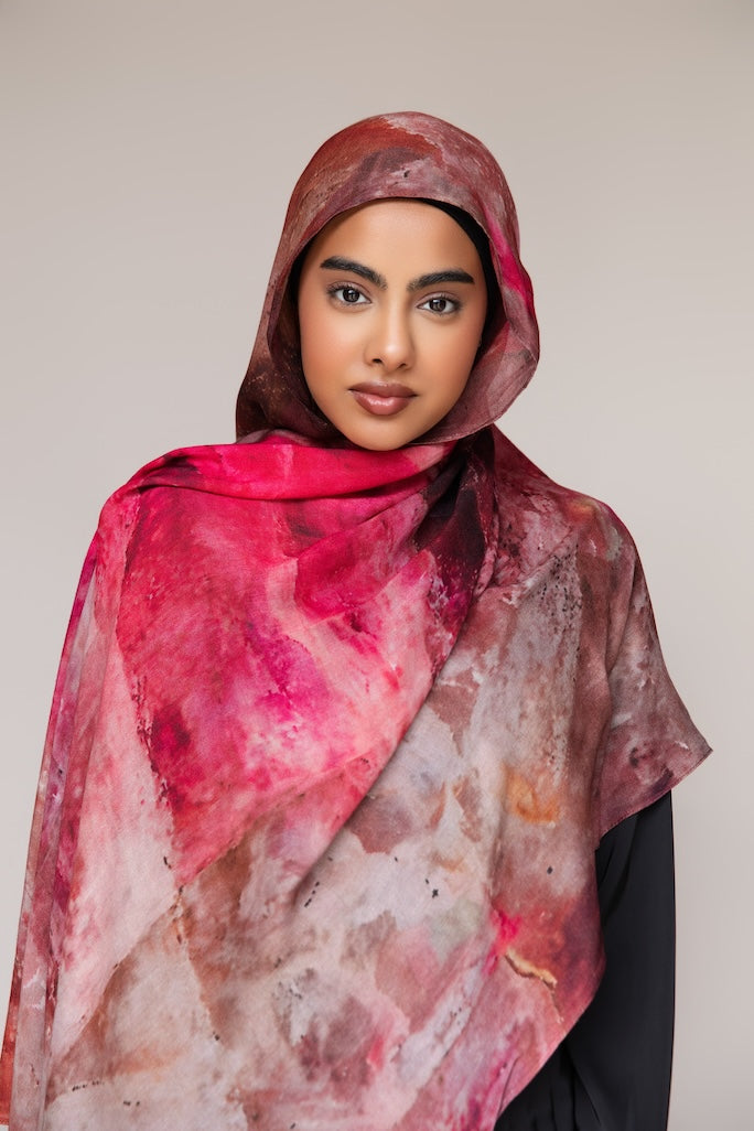 PRINTED MODAL - SAFFRON EMBER