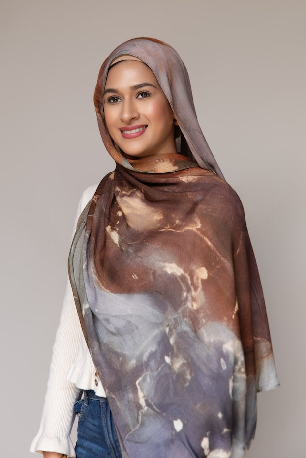 PRINTED MODAL - TAUPE MIRAGE