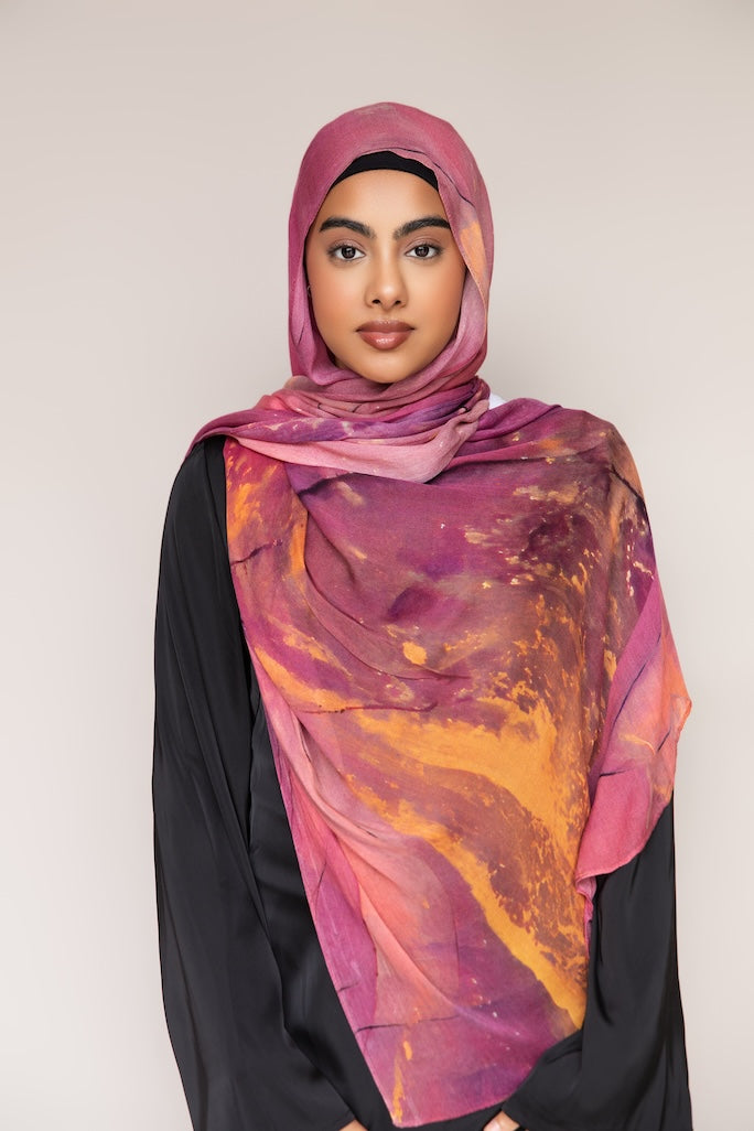 PRINTED MODAL - COSMIC DAHLIA