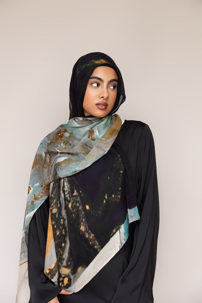 PRINTED MODAL - MIDNIGHT TIDE