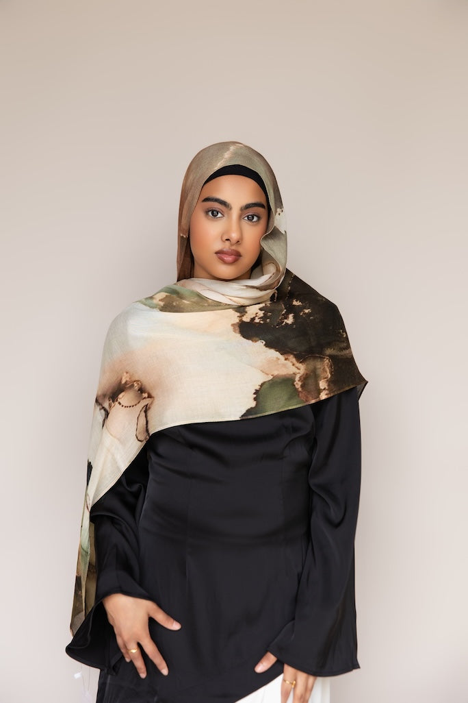 PRINTED MODAL - DESERT MOSS