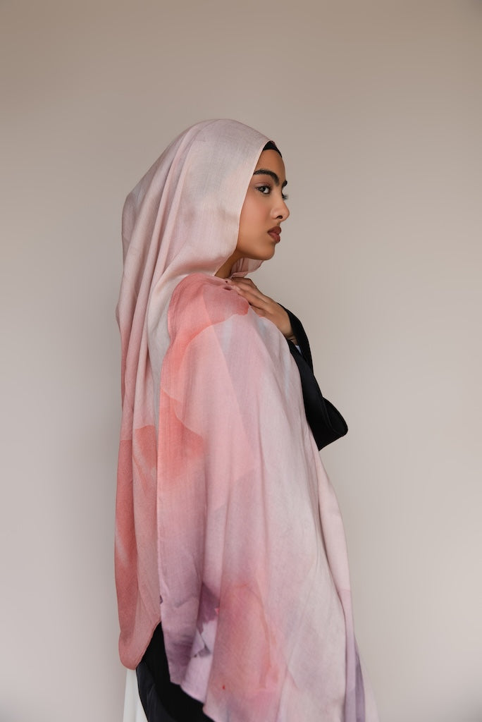 PRINTED MODAL - BLUSH HAZE