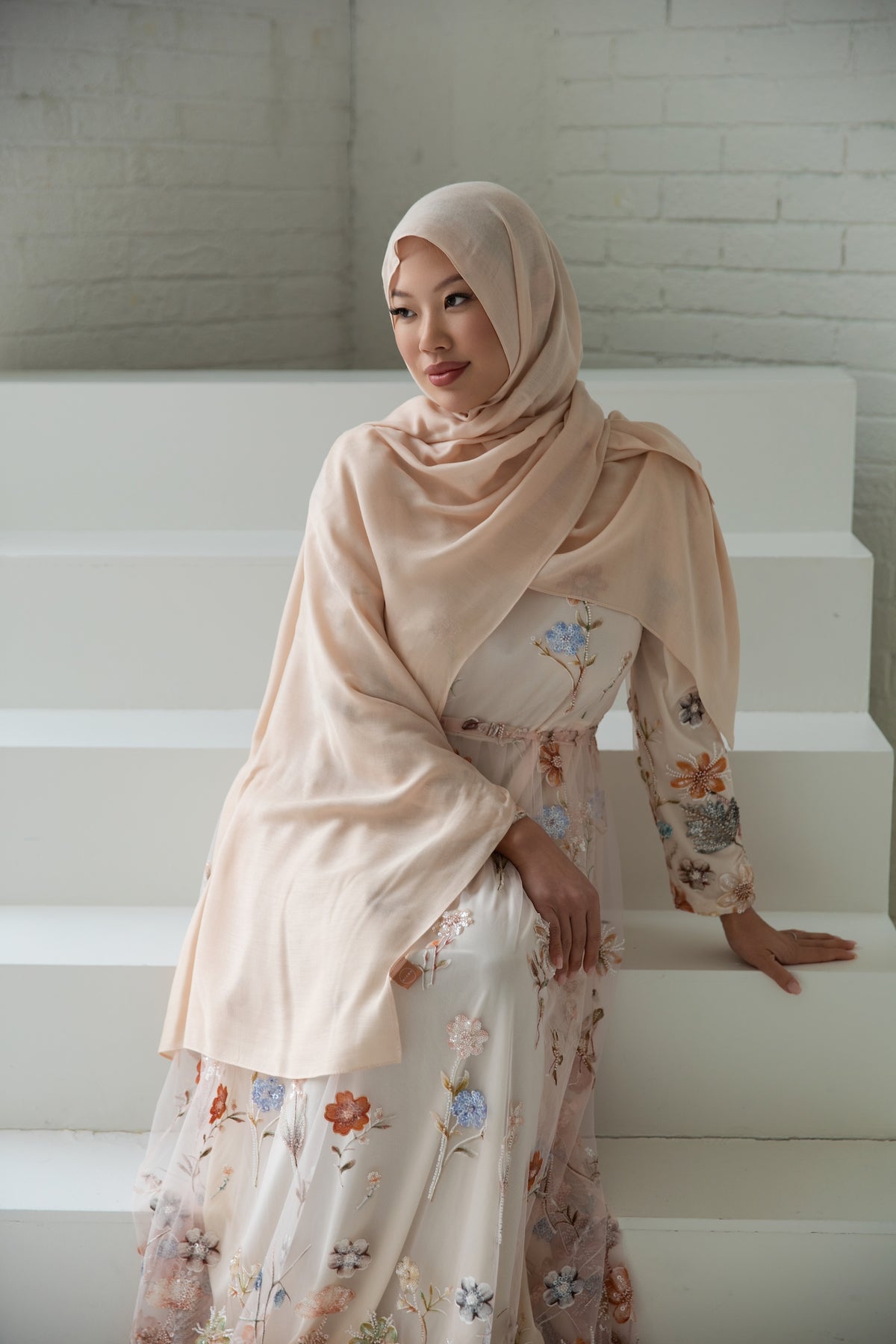 Samiha Embroidered Dress