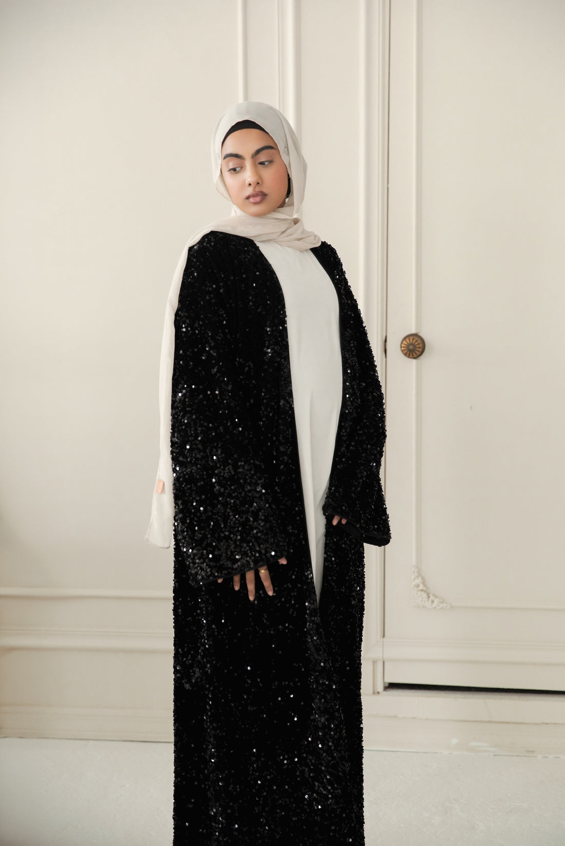 Ridaa Sequin Abaya - Nightfall