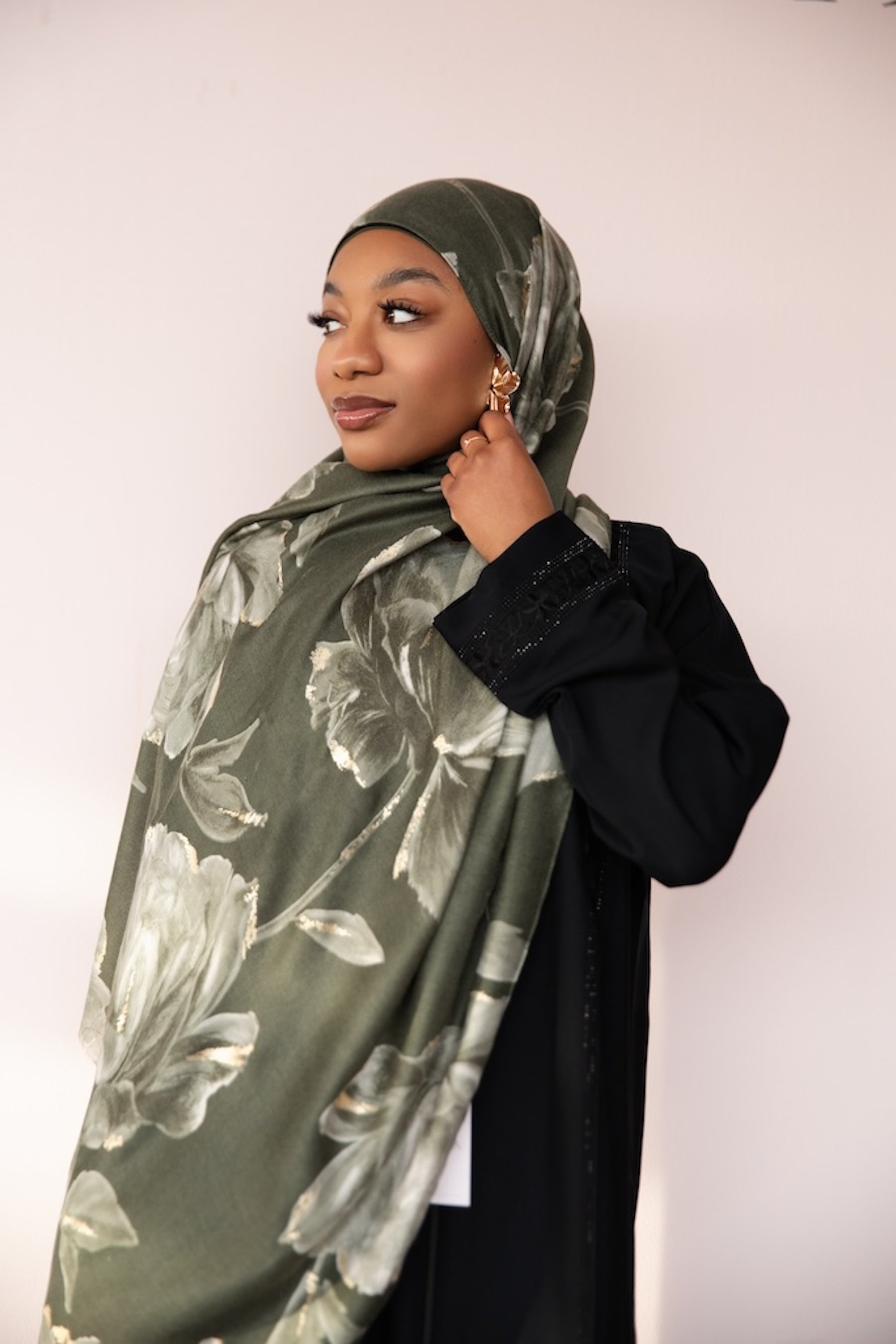 Willow Sage Printed Viscose