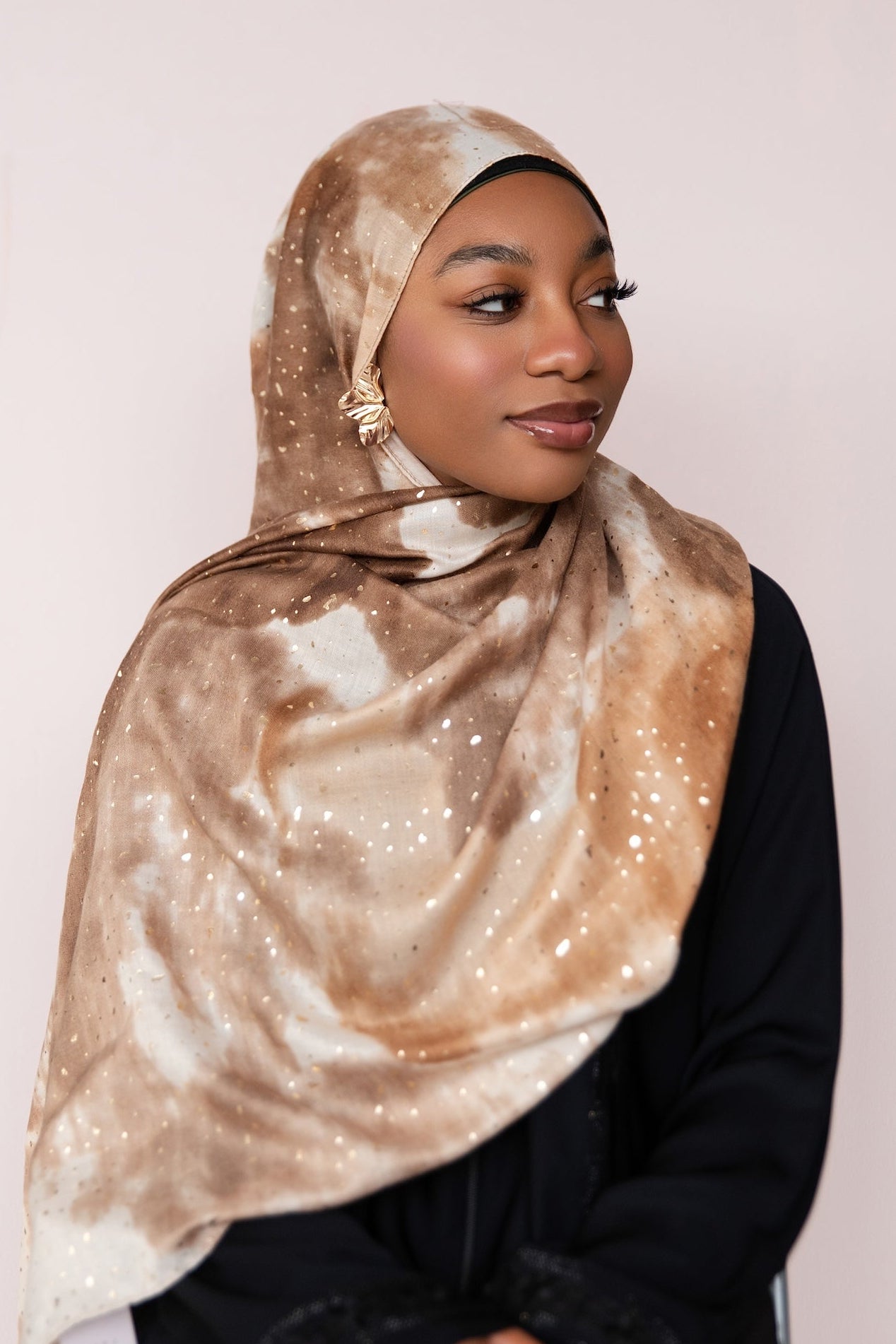 Amber Stardust Printed Viscose