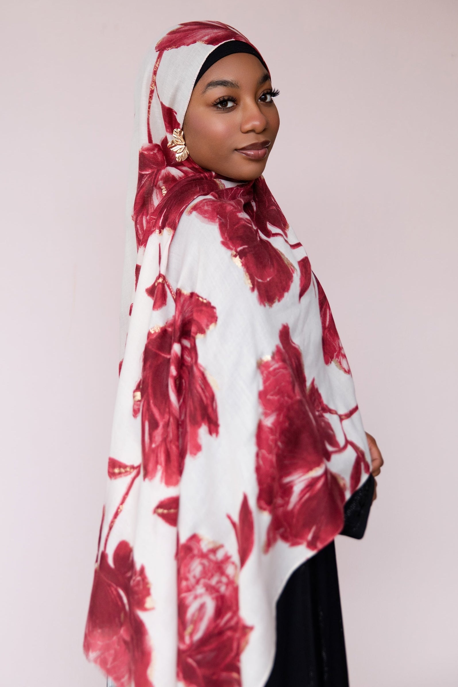 Willow Poppy Printed Viscose