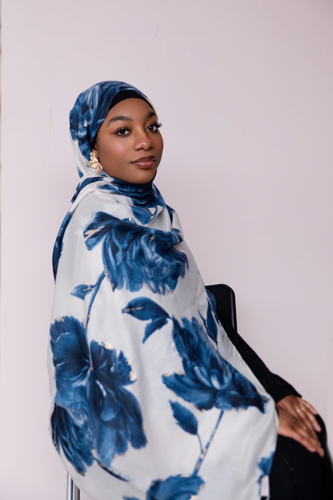 Willow Iris Printed Viscose
