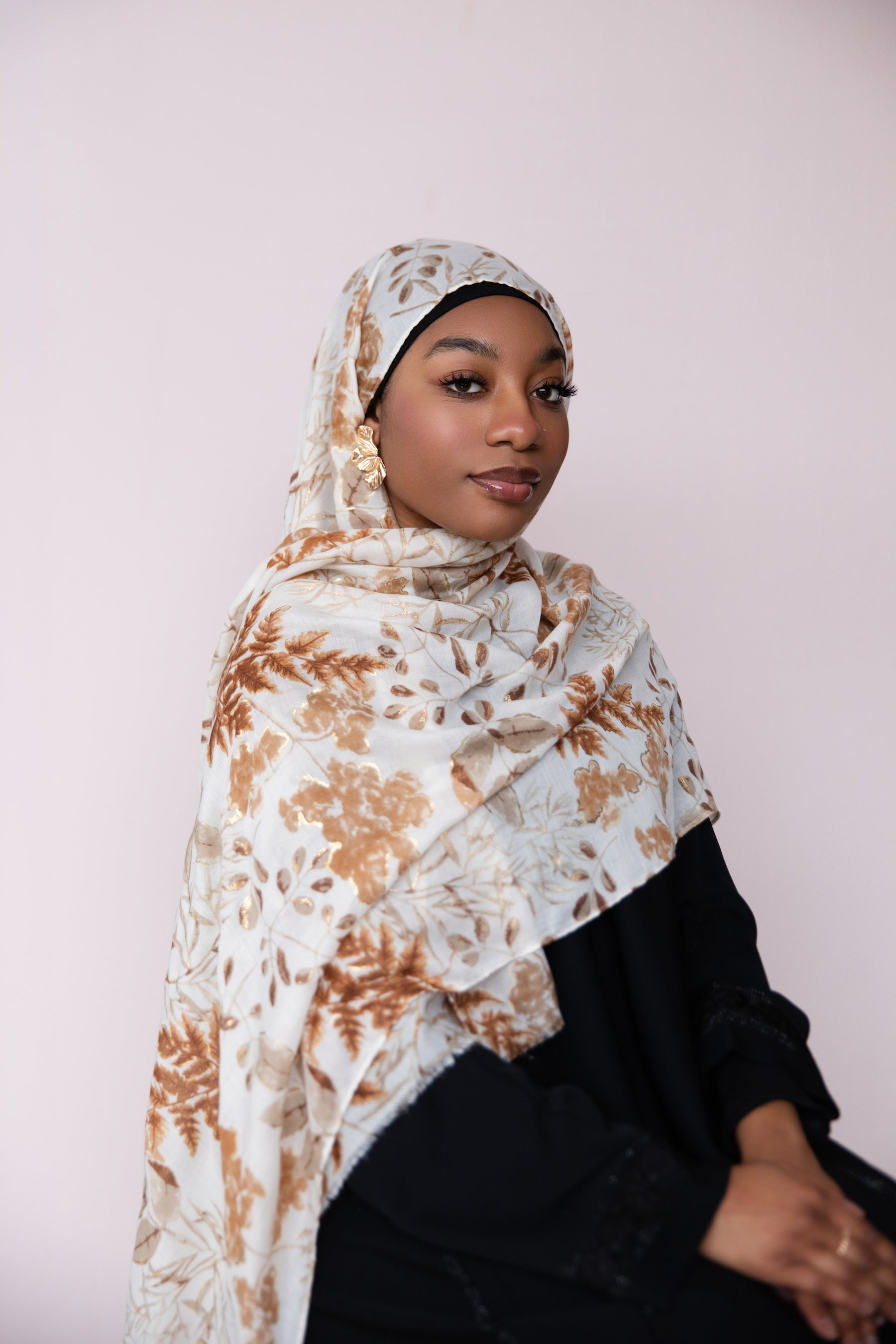 Maple Leaf Printed Viscose