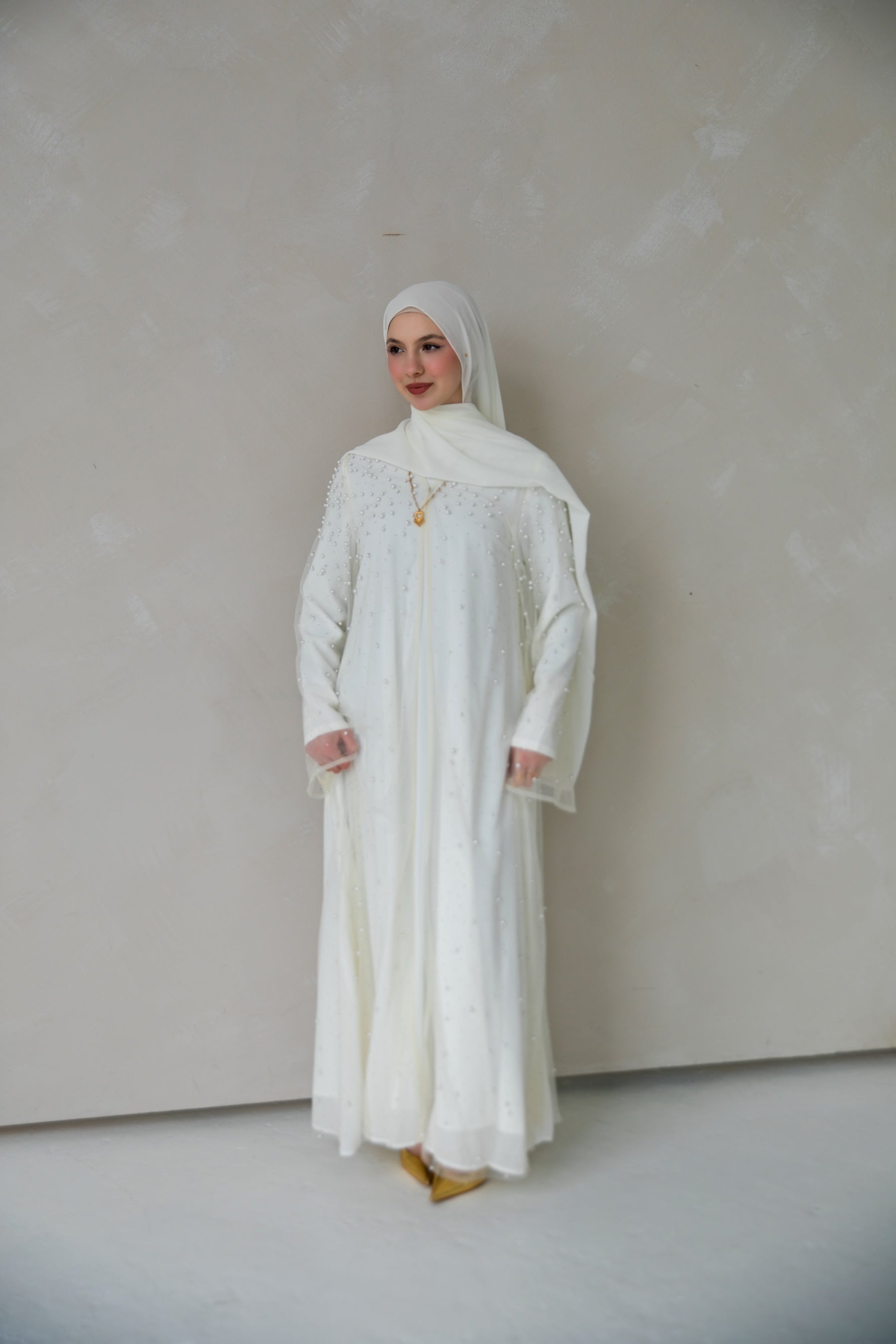 Akoya Pearl Abaya - Nahar