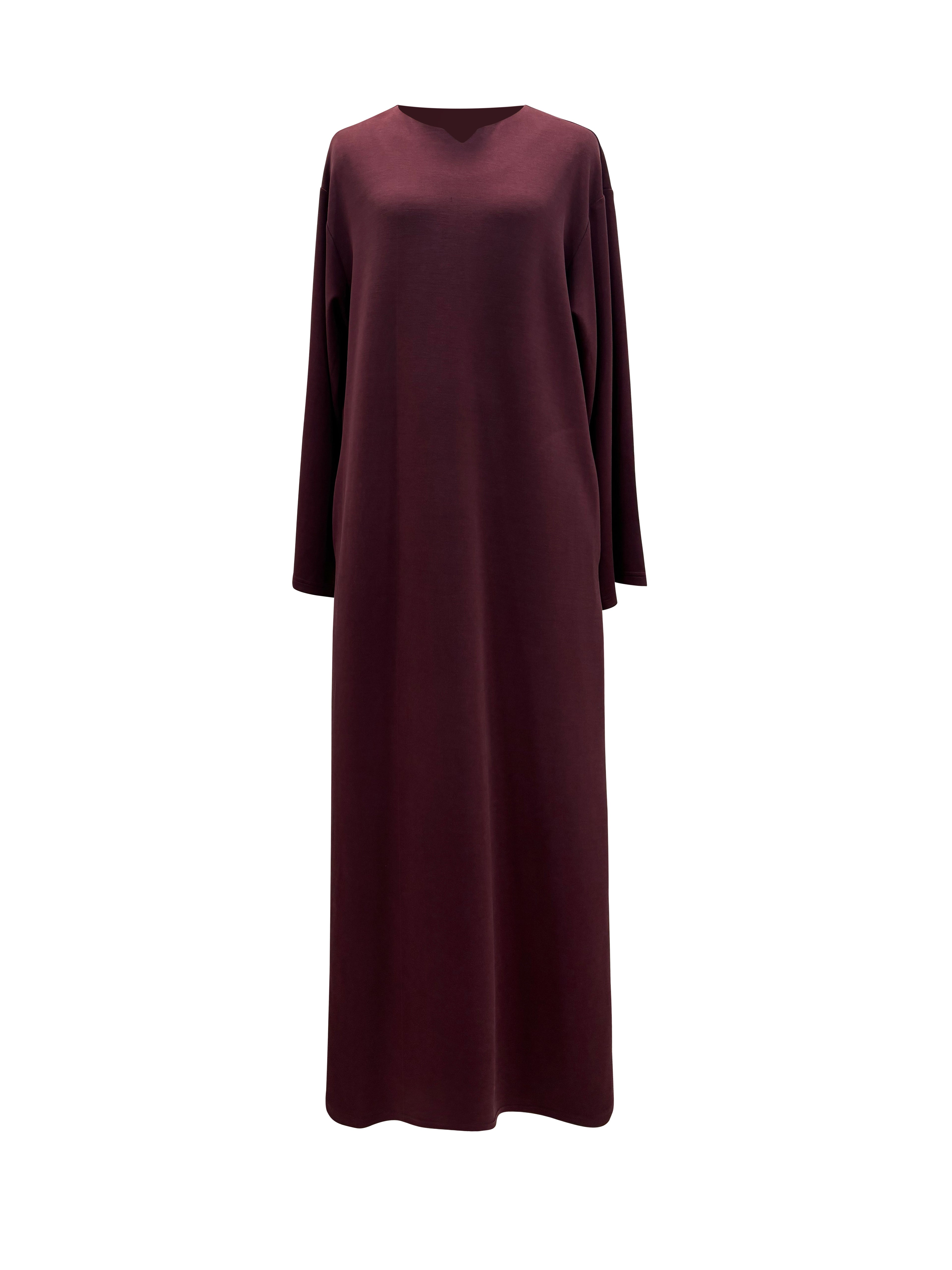 Hana Comfort Abaya - Cherry Red