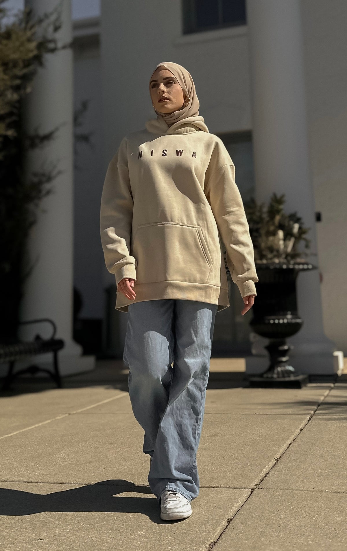 The Masjid Is My Sanctuary Hoodie - Classic Tan