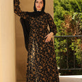 Samar Floral Dress - Golden Night
