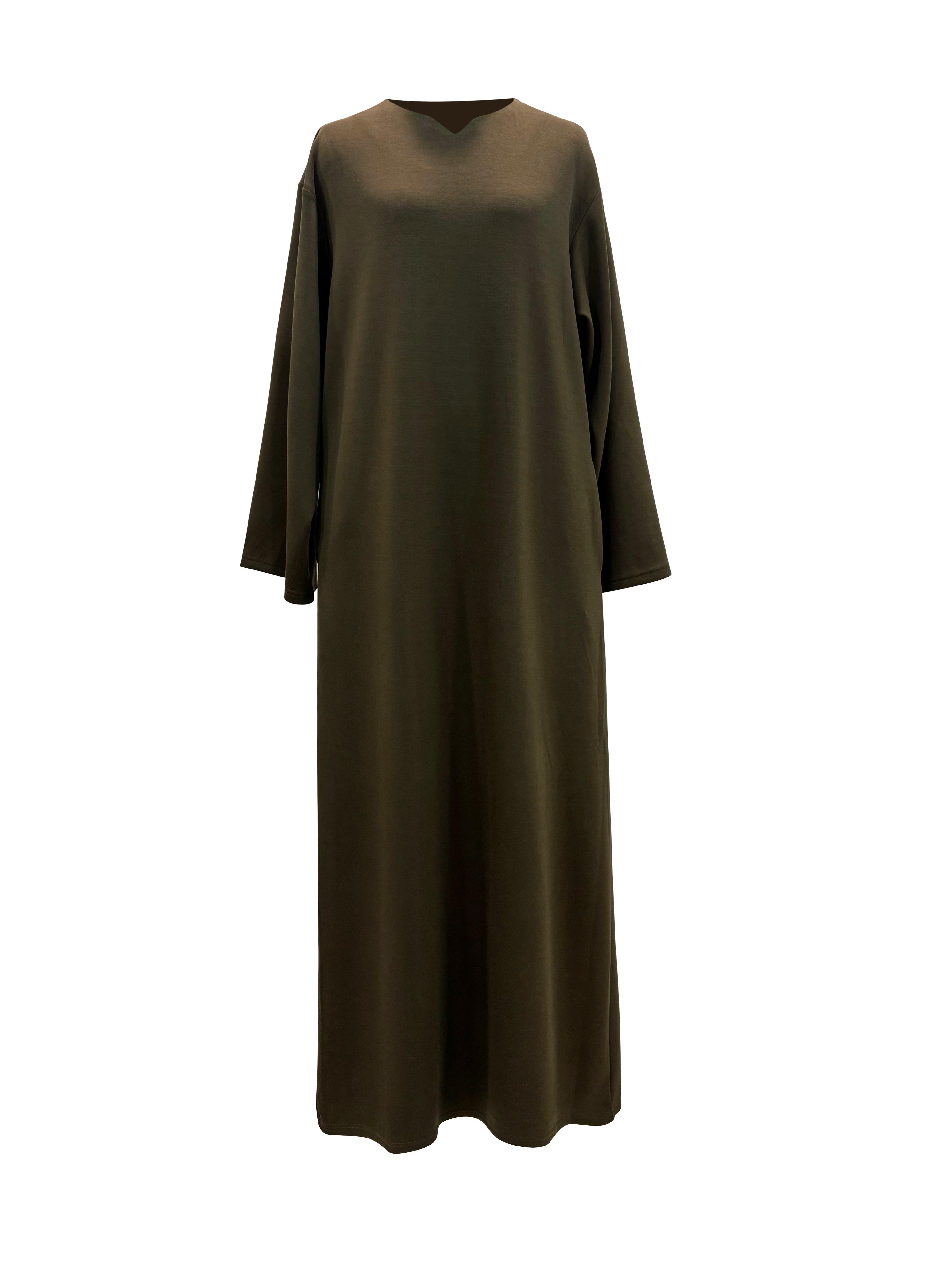 Hana Comfort Abaya - Dark Cocoa