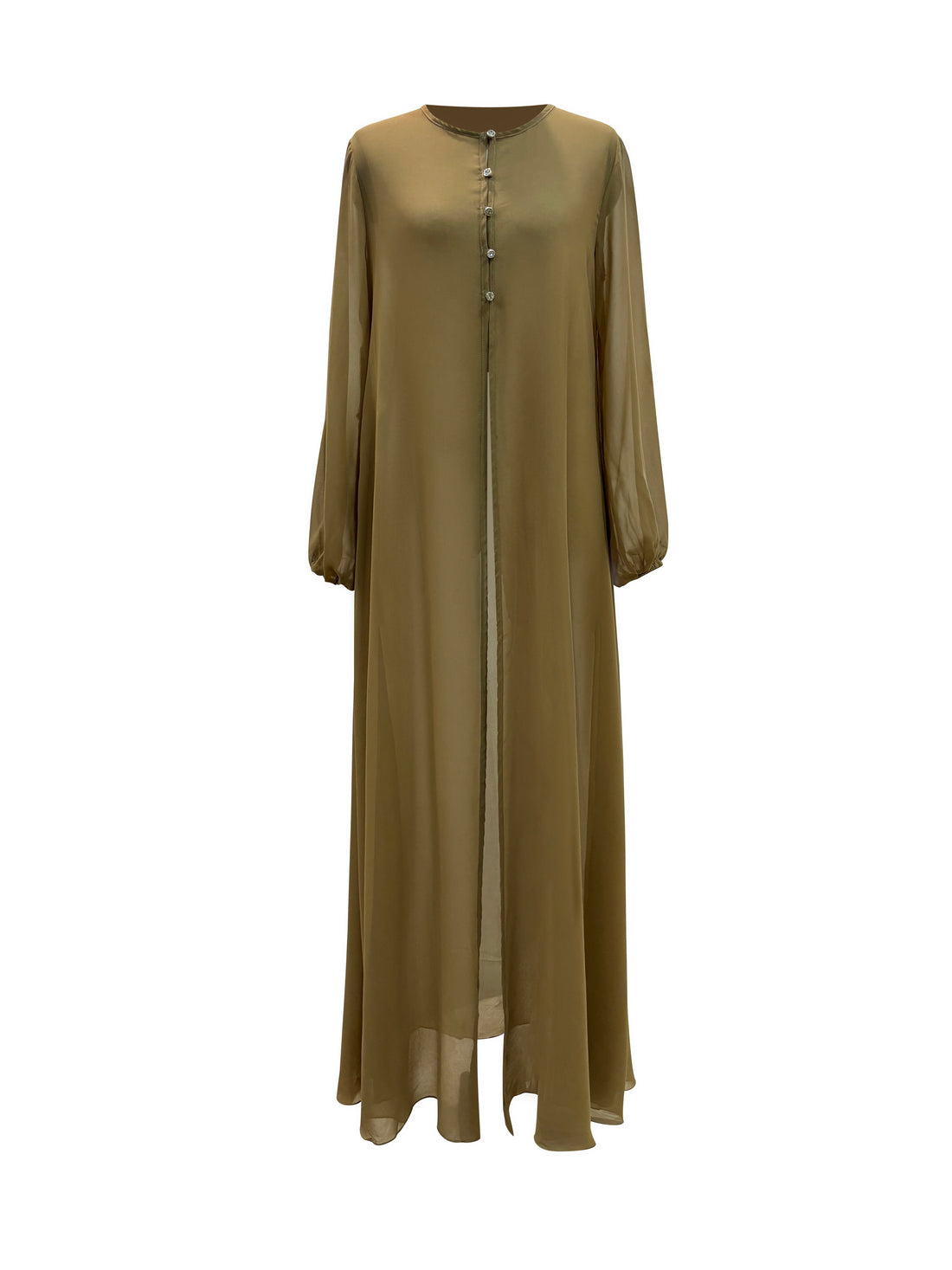 Hawa Chiffon Cardigan - Creme Brulee