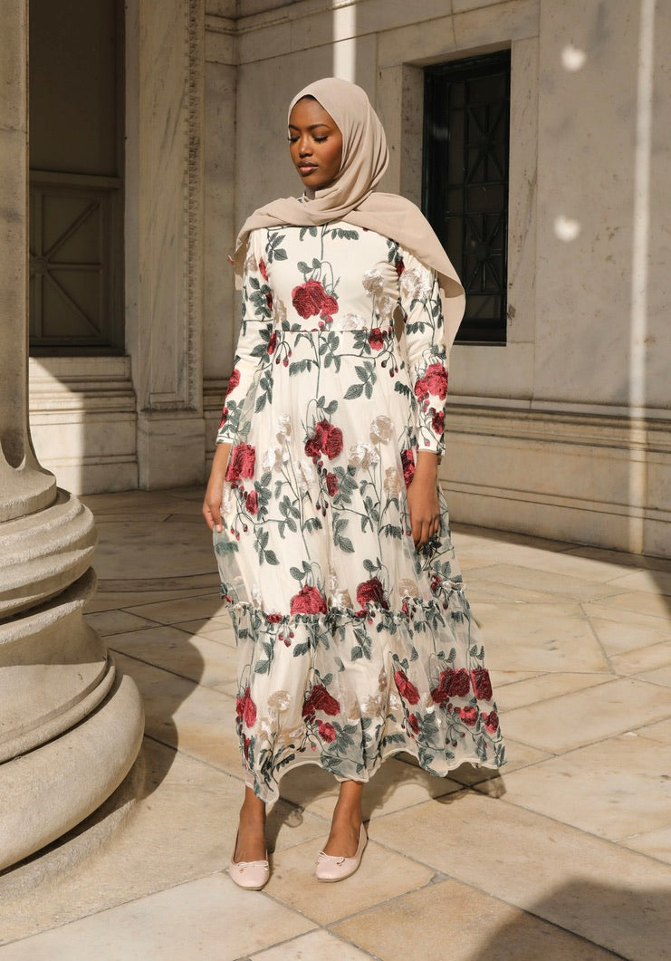 Rabat Embroidered Maxi Gown