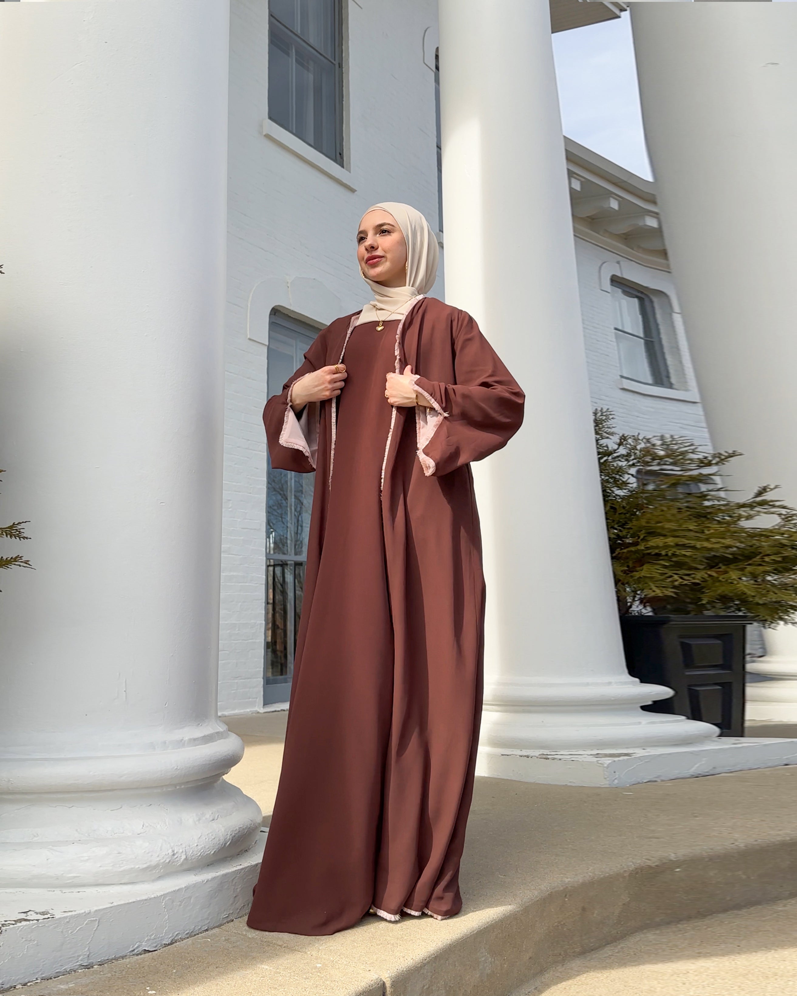 Alwan Versatile Dress - Rosewood