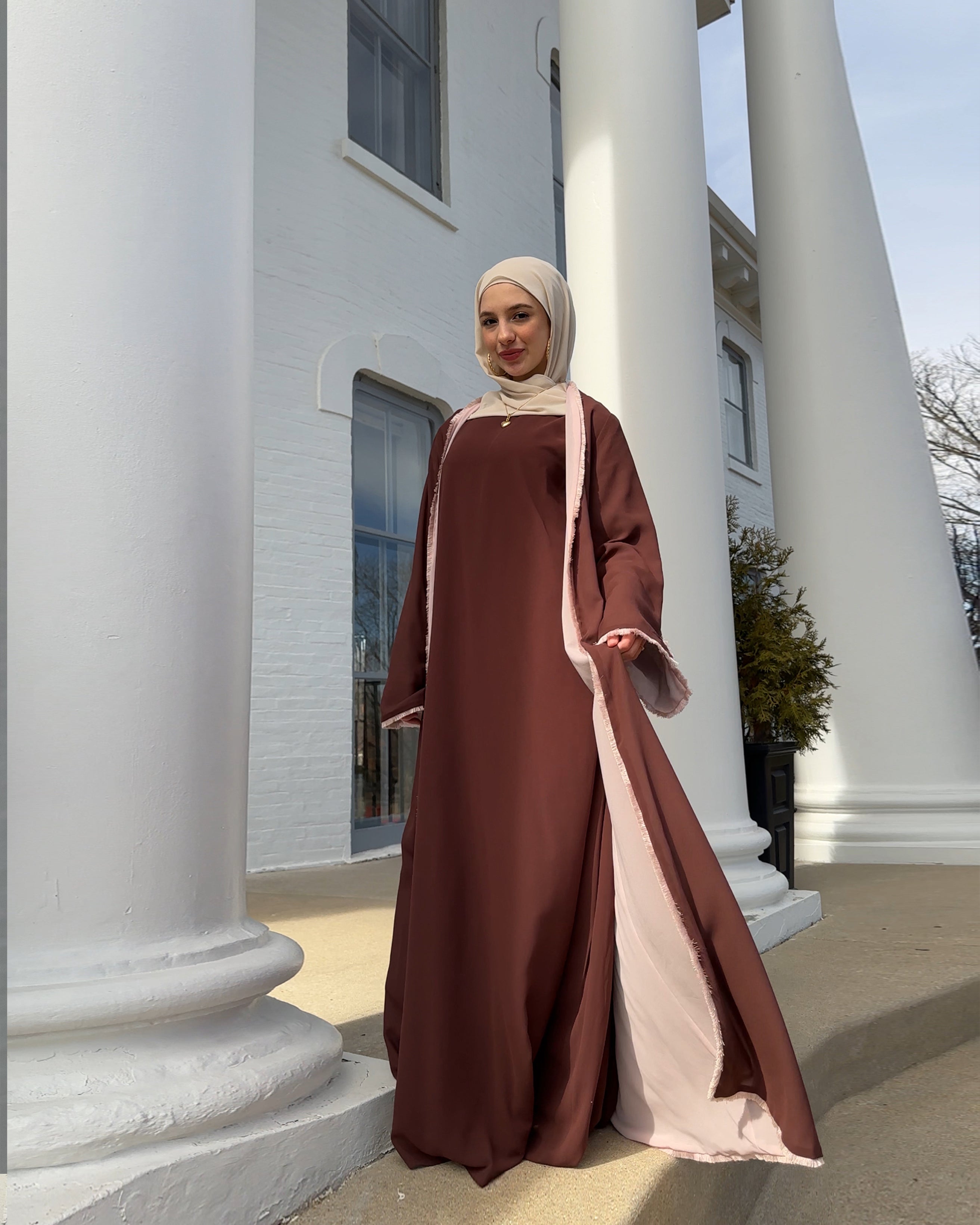 Alwan Versatile Dress - Rosewood