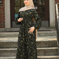 Samar Floral Dress - Midnight Garden