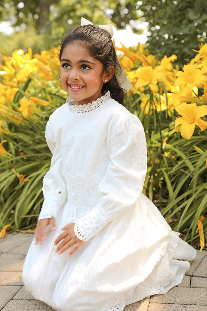 Mini Nur Linen Maxi Dress – Cloud White