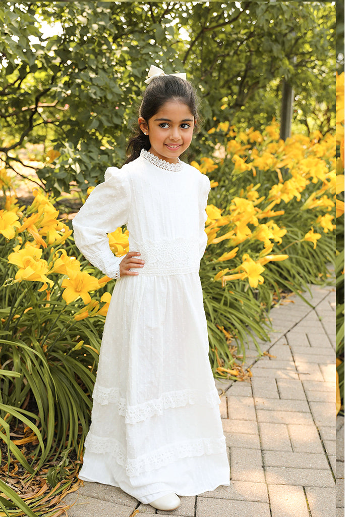 Mini Nur Linen Maxi Dress – Cloud White