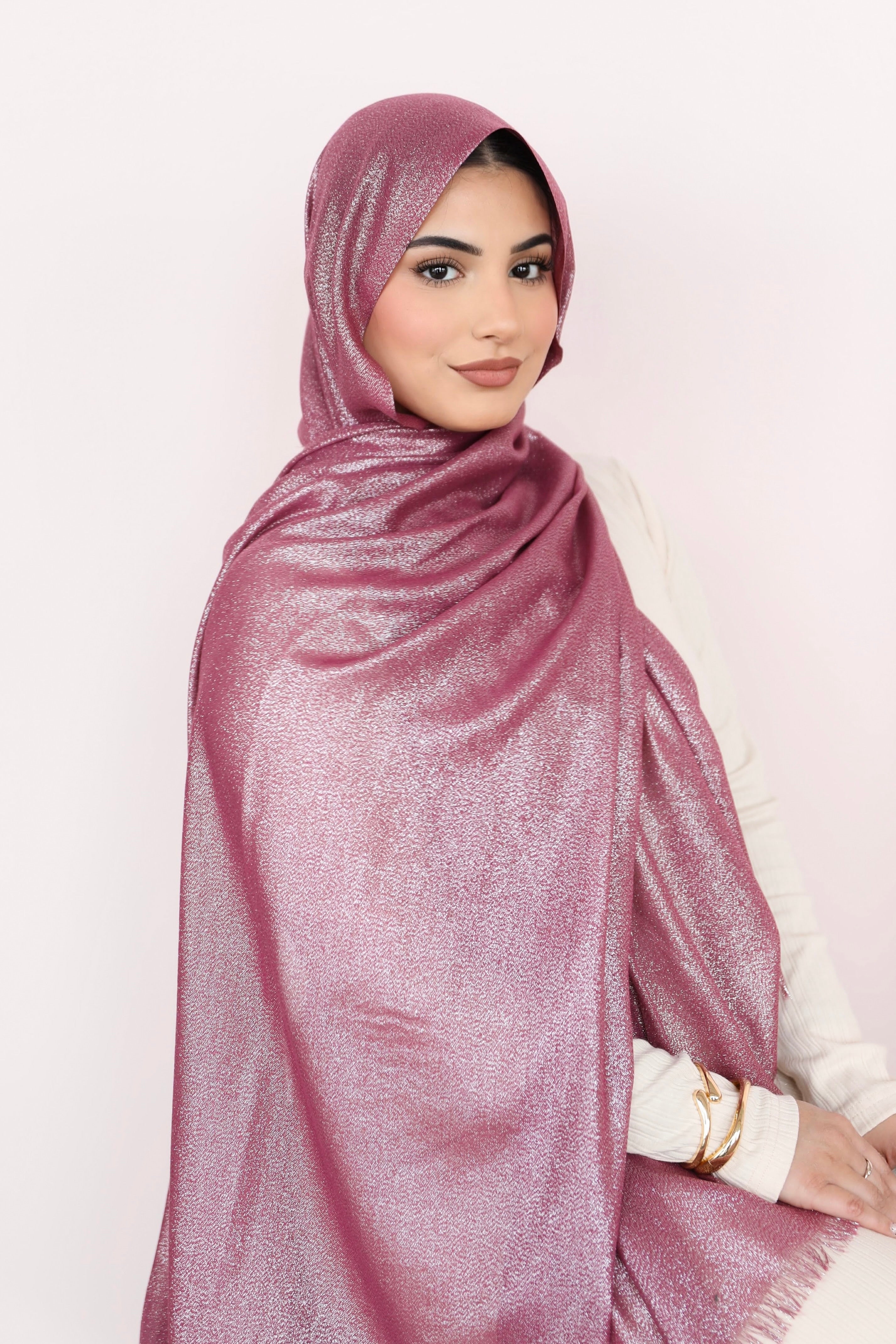 Berry Bright - Metallic Viscose