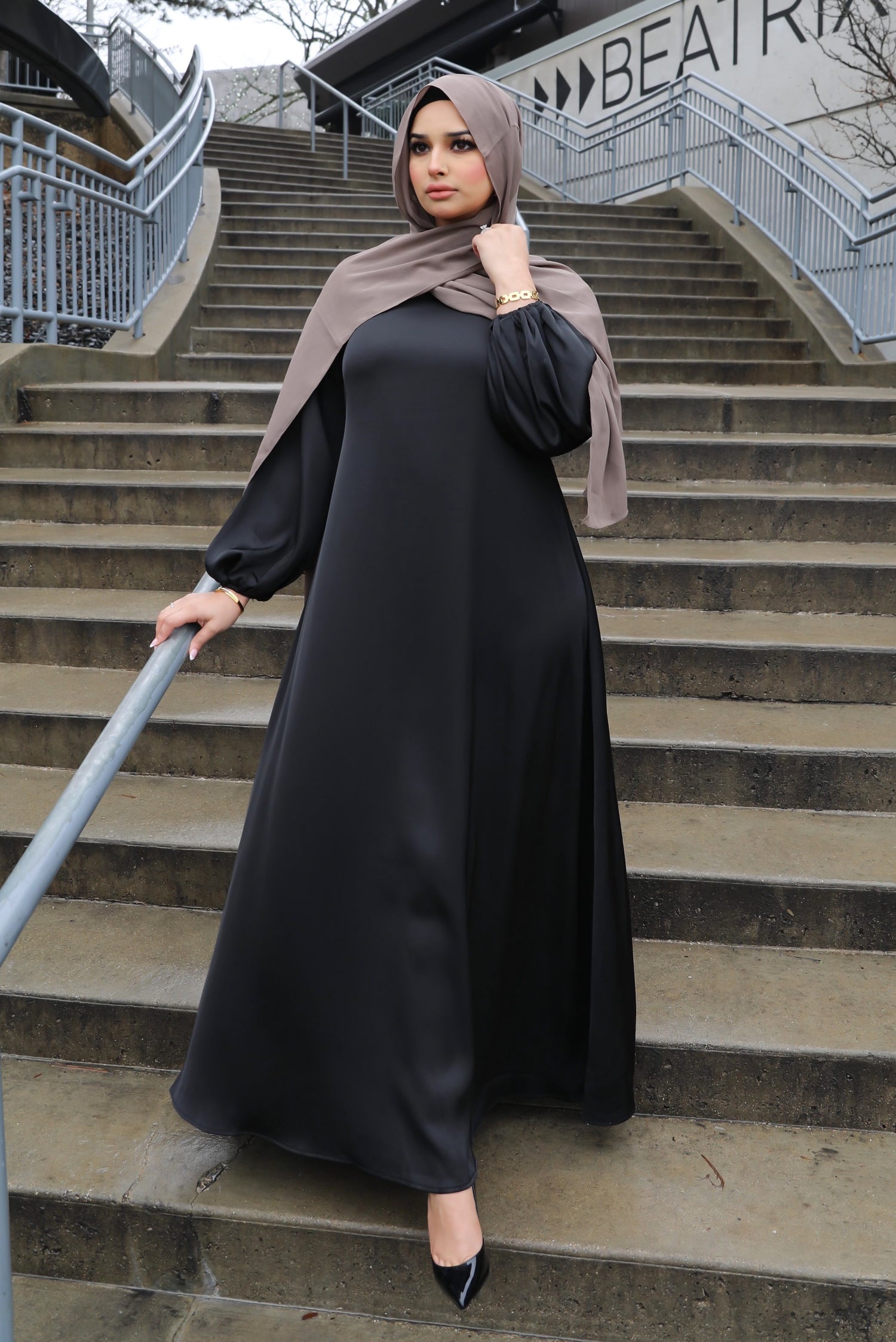 Layla Maxi Dress - Midnight Black