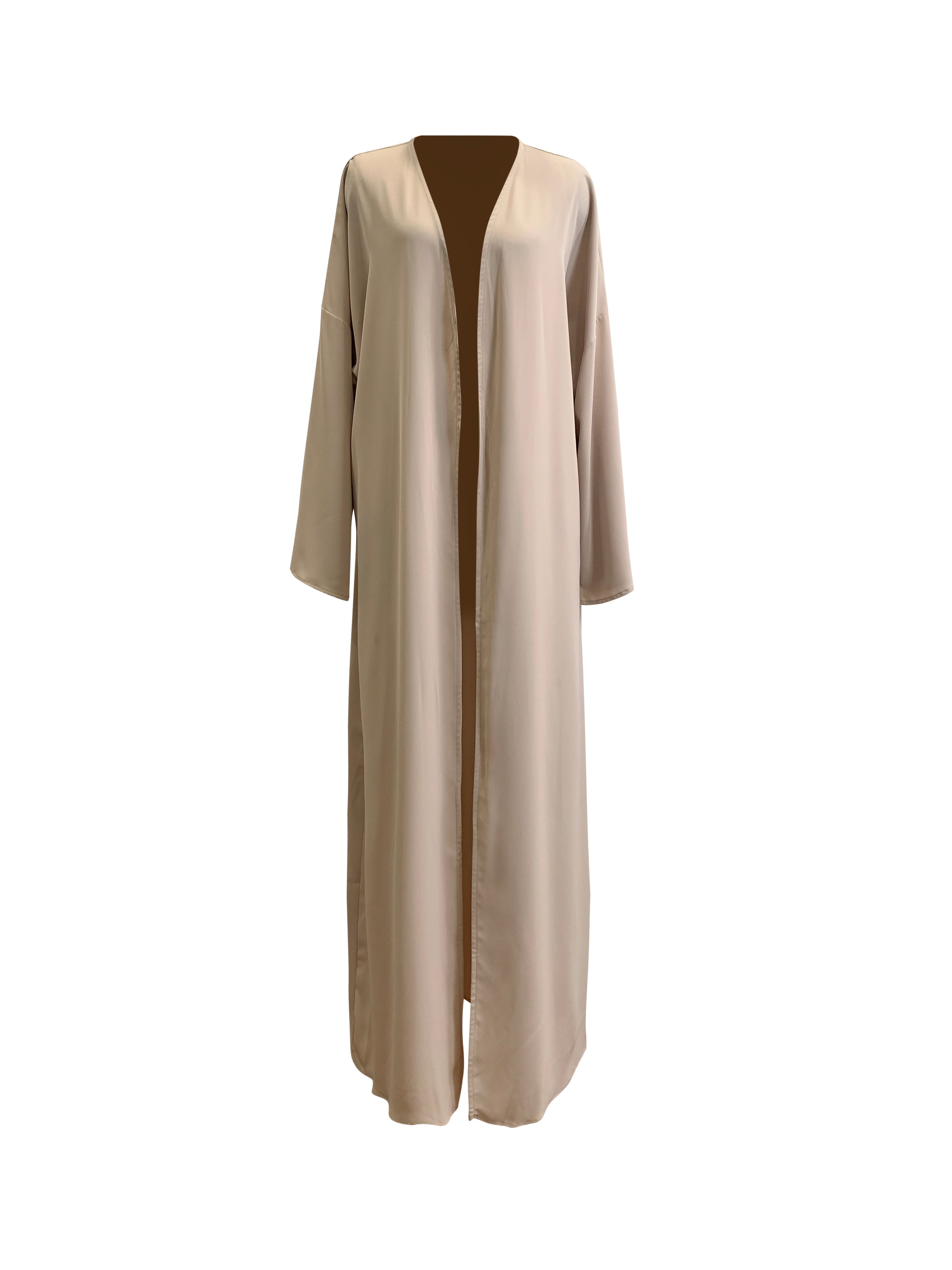 Serene Three Piece Abaya Matching Set - Bisque