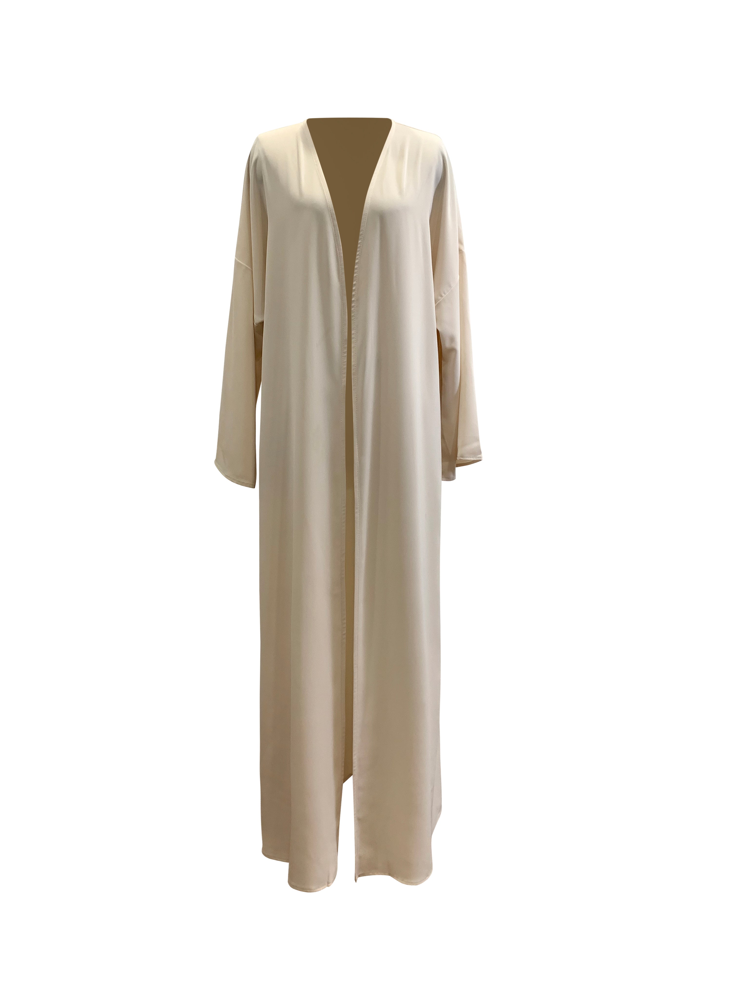 Serene Three Piece Abaya Matching Set - Pearl