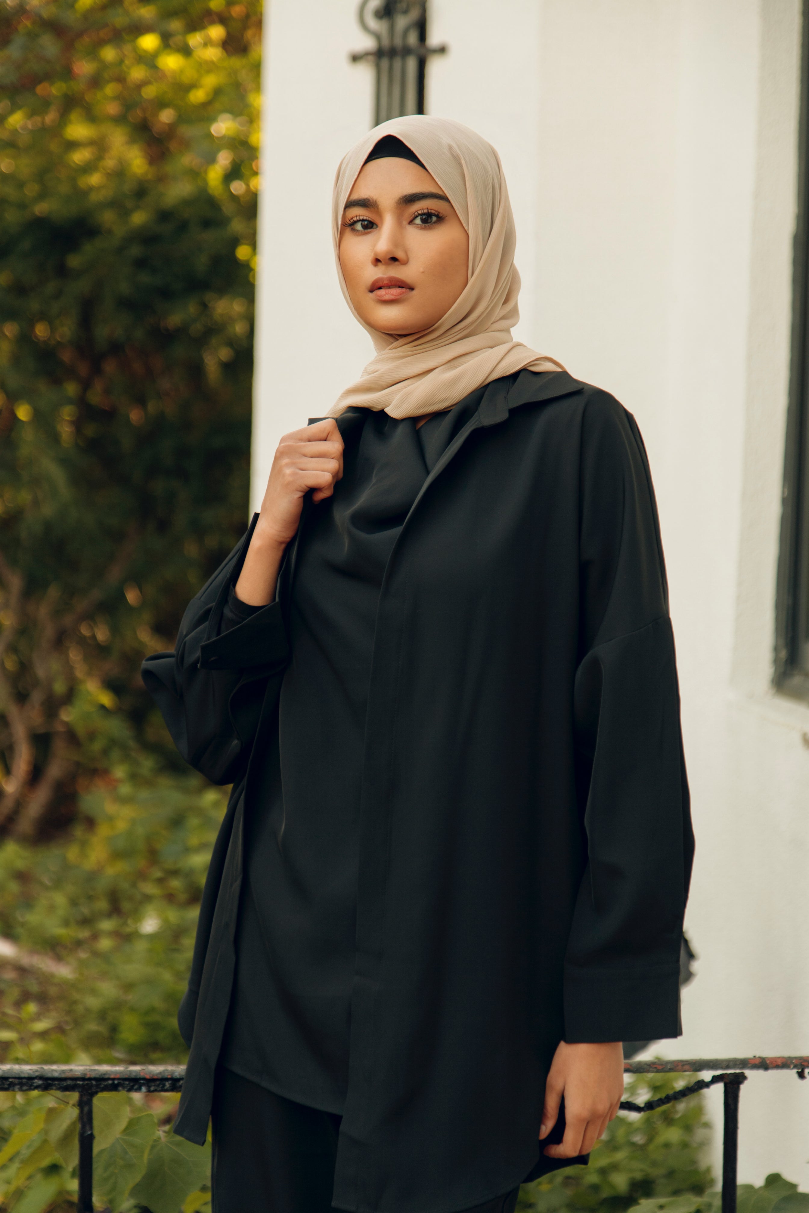 Zahra Three Piece Matching Set - Onyx Black