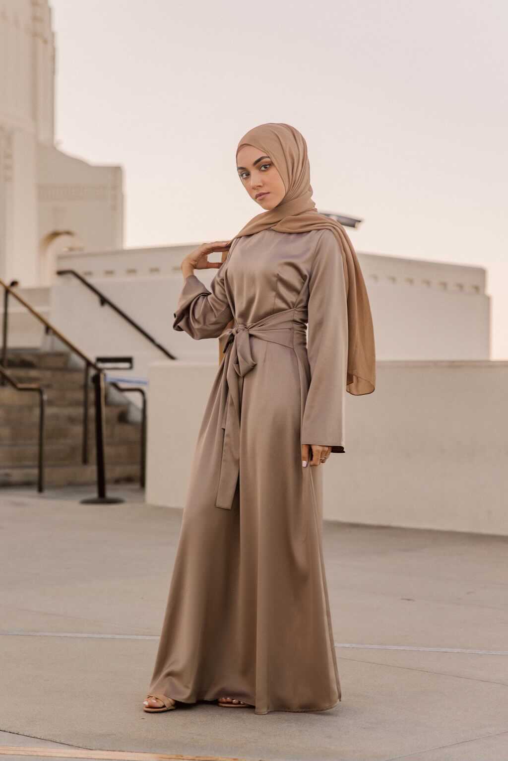 TaupeJulia Maxi Dress - Taupe XXL / 60 / Taupe| Niswa Fashion TaupeJulia Maxi Dress - Taupe XXL / 60 / Taupe| Niswa Fashion