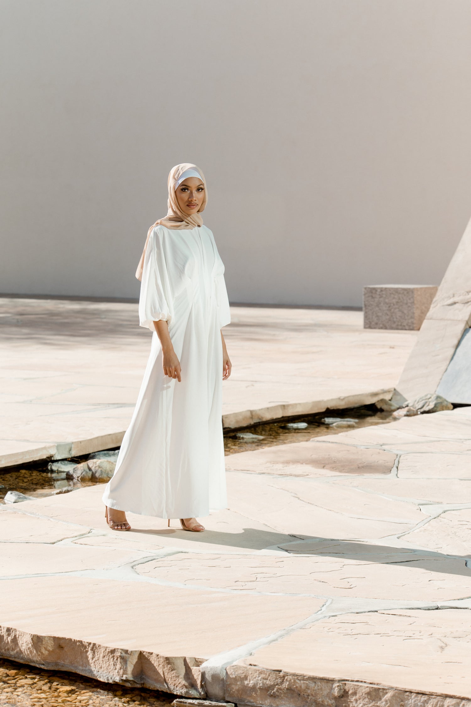 Elmas Maxi Dress - White