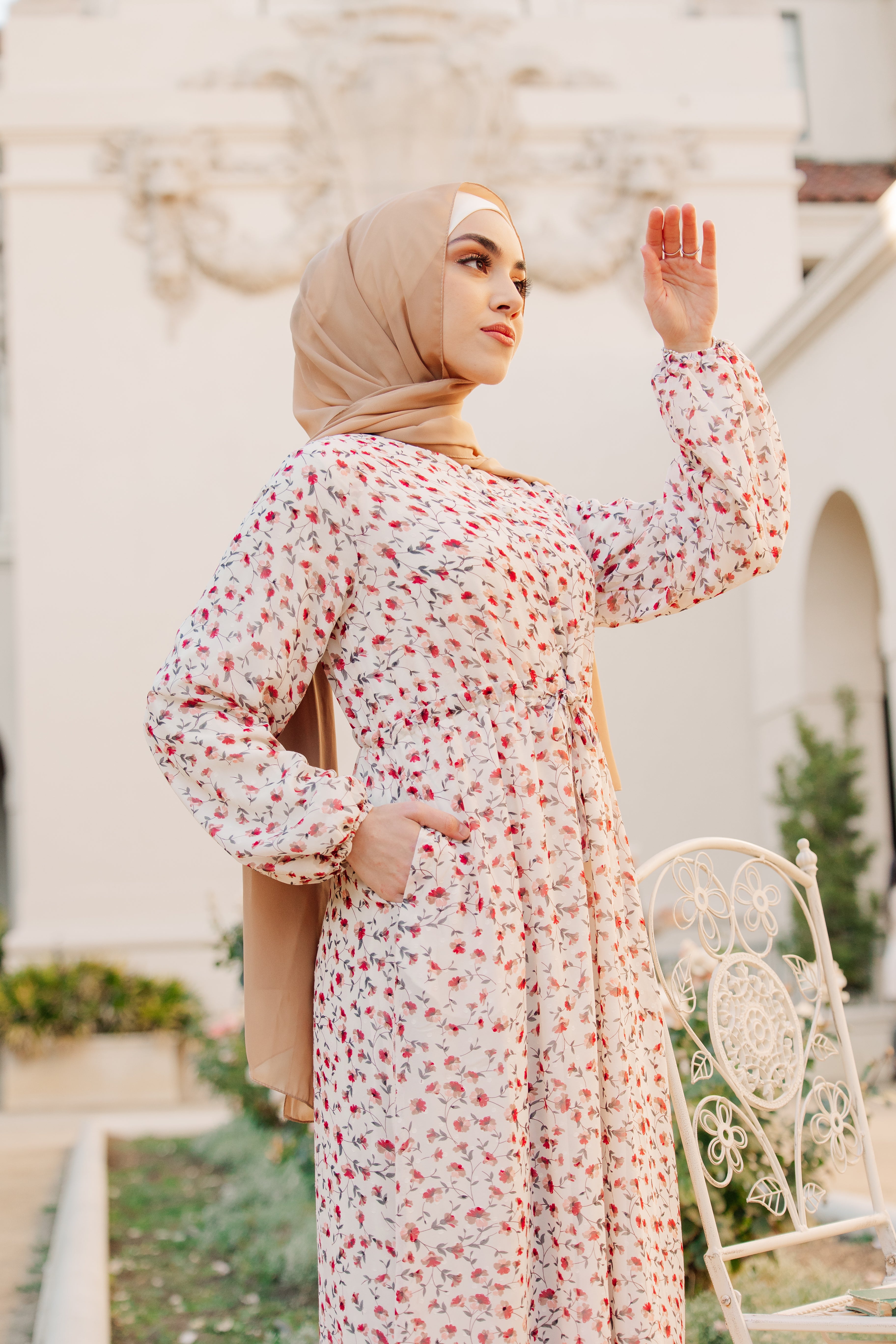 Cherry Blossom Maxi Dress