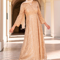 FairyDust Sequin Dress - Golden Cascades