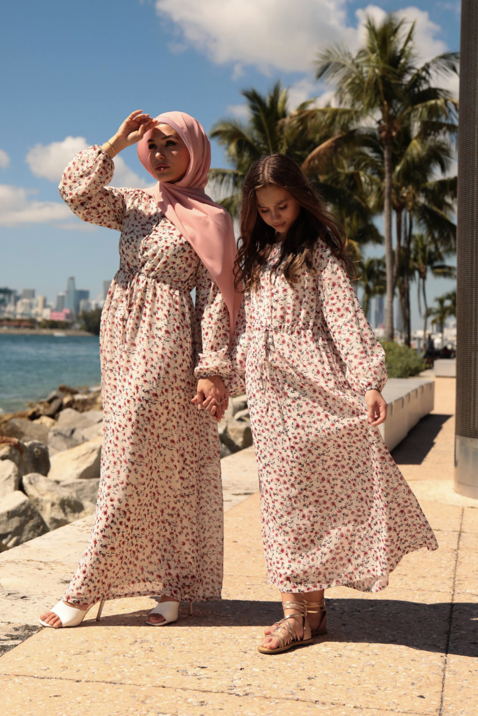 Mini Cherry Blossom Maxi Dress