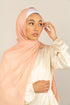 CORAL REEF Georgette Chiffon Scarf-AllScarves-Niswa Fashion