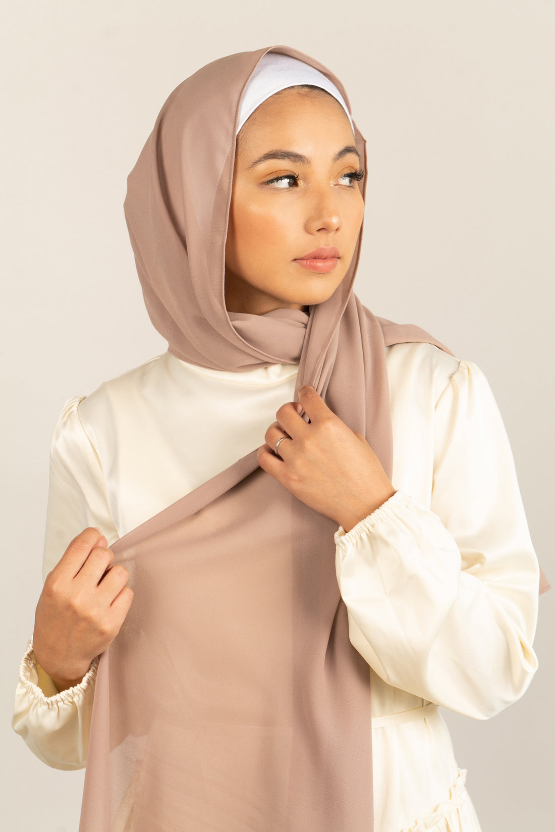 FAWN Georgette Chiffon Scarf-AllScarves-Niswa Fashion