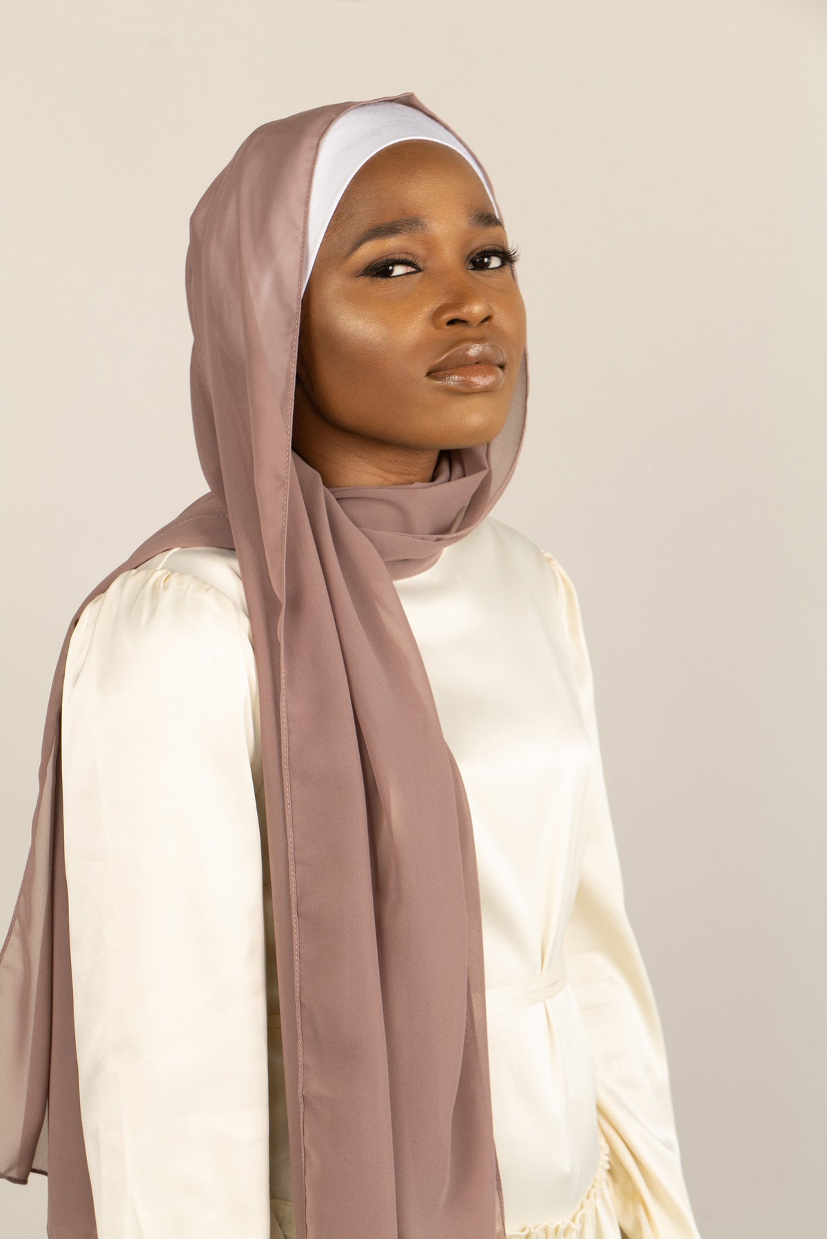 NUTMEG Georgette Chiffon Scarf-AllScarves-Niswa Fashion