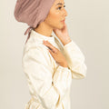 Tie Back Hijab Cap - Mocha