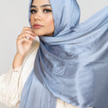 SWISS BLUE Deluxe Satin Crepe